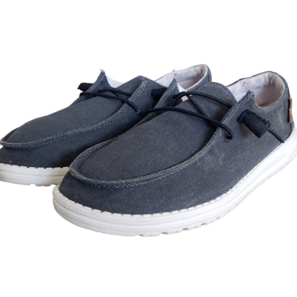 HEYDUDE Wendy Chambray Navy White (Women’s)